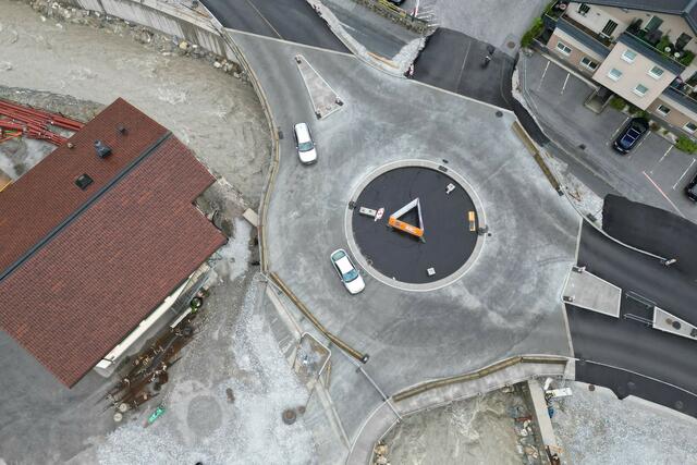 Die Bauarbeiten für die Ortsumfahrung in Wagrain liegen gut im Zeitplan. | Foto: Land Salzburg/Sandra Lanzl