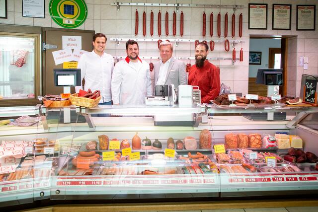 Landesobmann JVPNÖ und Kandidat im Regionalkreis Waldviertel für die NR-Wahl Sebastian Stark, Geschäftsführer Thomas Anderl, WBNÖ Direktor Harald Servus und WB Bezirksgruppenobmann Stv. in Zwettl Lukas Karl. | Foto: WBNÖ