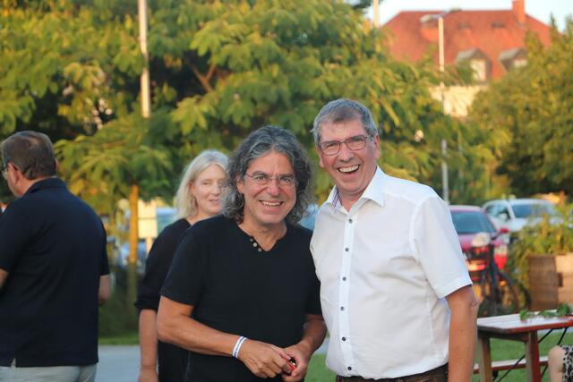 Kalsdorfs Musikschuldirektor Manfred Uggowitzer und Bgm. Erich Gosch. | Foto: Edith Ertl