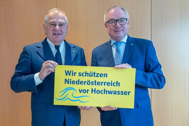 Landtagsabgeordneter Franz Dinhobl und Landeshauptfrau-Stv. Stephan Pernkopf (beide ÖVP). | Foto: Land NÖ