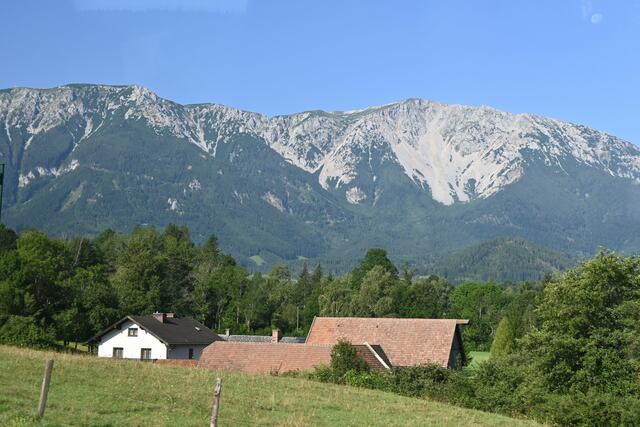 Schneeberg, Blick aus dem Fenster