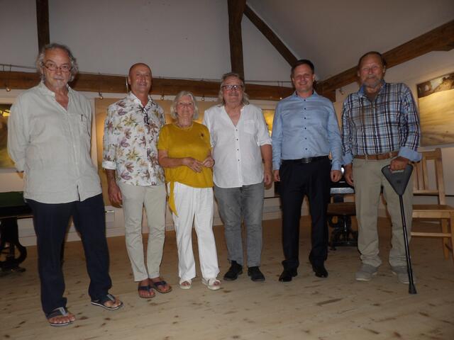 Wolfgang Horvath, Roman Jandrisevits, Eveline Kisser, Werner Schönolt, Philipp Kohl und Gerhard Kisser.