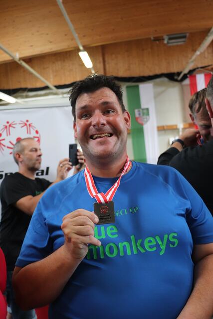 Die Freude bei den Blue Monkeys über die Silbermedaille in der Gruppe A ist groß | Foto: Edith Ertl
