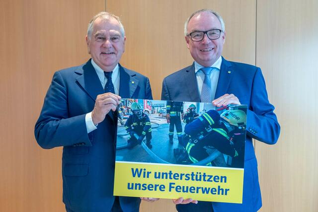 Landtagsabgeordneter Franz Dinhobl und Landeshauptfrau-Stv. Stephan Pernkopf. | Foto: Land NÖ