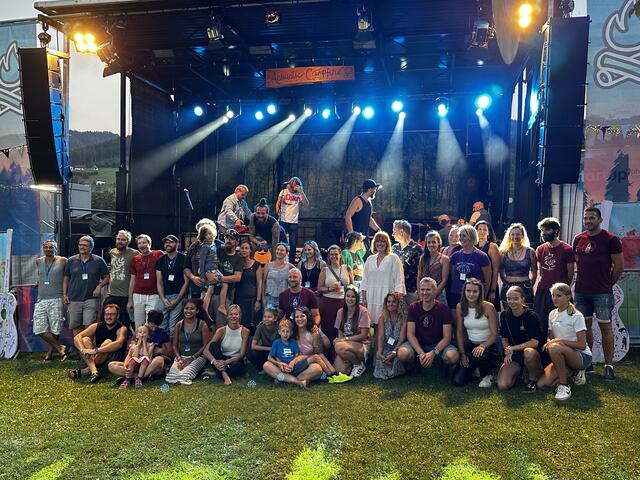 Das Campfire-Team, das das Festival bereits zum 7. Mal auf die Beine stellte.  | Foto: Tamara Himsl