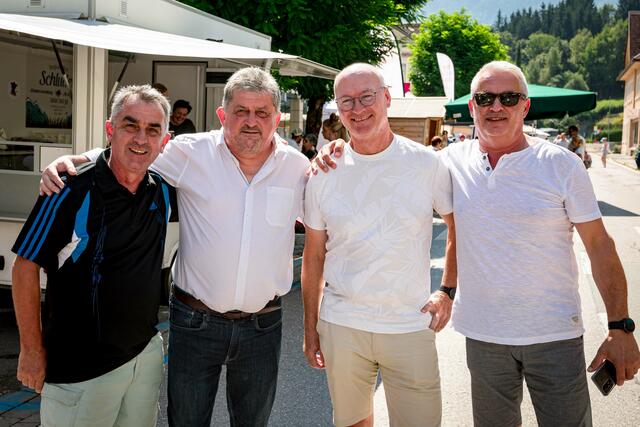 Echte Honigfans aus dem Burgenland: Heinz, Erich, Reini und Josef.