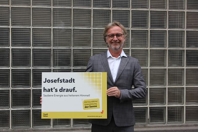 Unter dem Motto "Josefstadt hat's drauf" wird im Bezirk die Wiener Solarstrom-Offensive vorangetrieben. | Foto: Franz/MeinBezirk