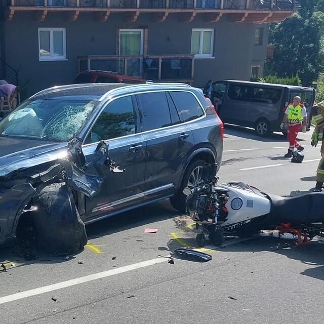 Für den Motorradfahrer kam jede Hilfe zu spät. | Foto: FF Wagrain