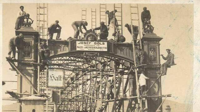 Die Mauterner Brücke im Jahr 1931 | Foto: Archiv