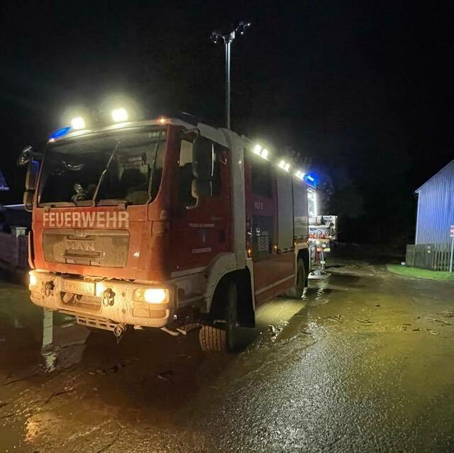 Die Freiwillige Feuerwehr Vordernberg musste am Montagabend zu mehreren Unwetter-Einsätzen ausrücken. | Foto: FF Vordernberg