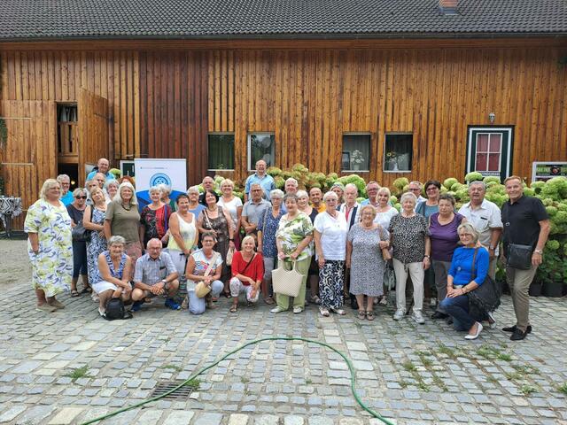 Die Seniorenring Grieskirchen/Eferding-Mitglieder bei ihrem Besuch des Theaters in Kalköfen. | Foto: SR GR/EF