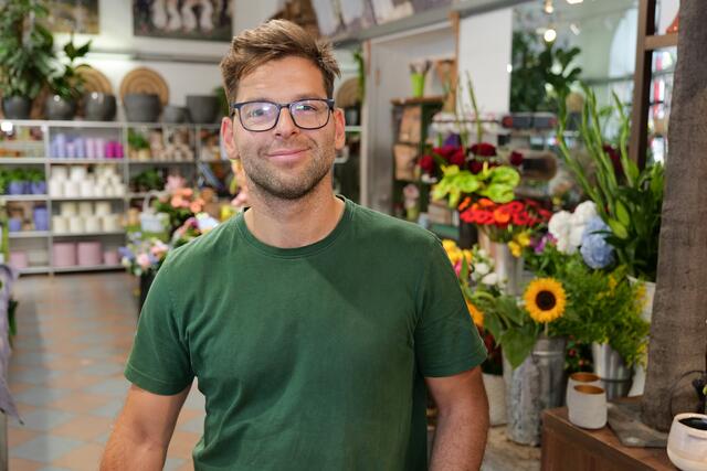 Oliver Tick freut sich auf den Radweg. | Foto: Max Spitzauer/MeinBezirk