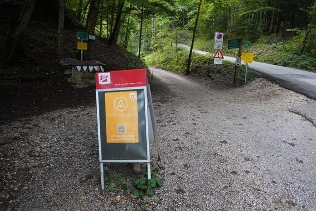 Kurz vor dem Geo-Schauweg Glasenbachklamm in Elsbethen. | Foto: Emanuel Hasenauer