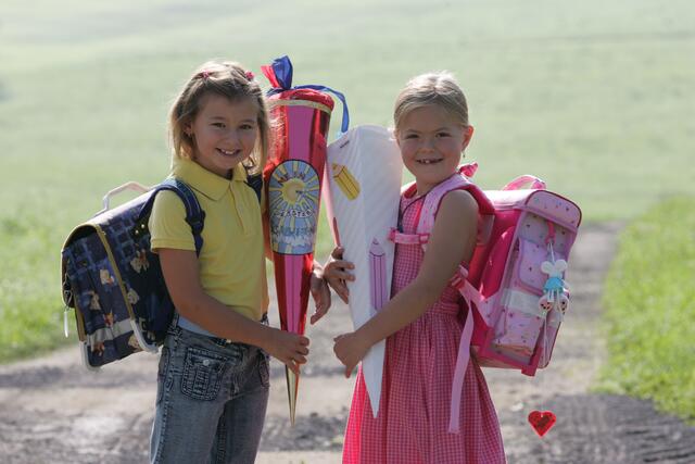 Zum ersten Schultag darf die traditionelle Schultüte nicht fehlen. | Foto: Franz Neumayr