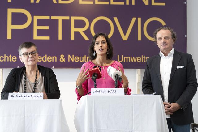 Madeleine Petrovic, Nora Summer und Harald Haas. | Foto: Weingartner-Foto / picturedesk.com 