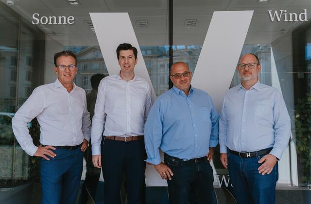 (v.l.) Horst Bauer, Marco Vitula, Günter Krupitza und Jürgen Bormann | Foto:  Michaela Jaros/VERBUND
