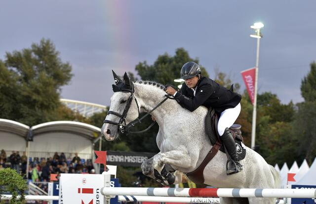 Die Global Champions Tour kommt im Herbst 2025 wieder nach Wien. | Foto: HANS PUNZ / APA / picturedesk.com