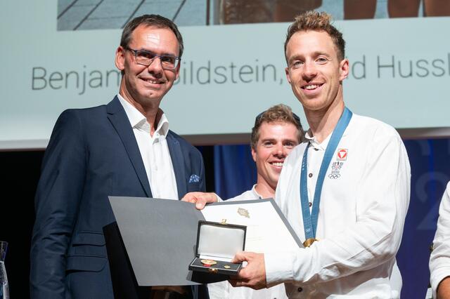 Goldenes Sporteherenzeichen für Lukas Mähr
 | Foto: VLK Serra 