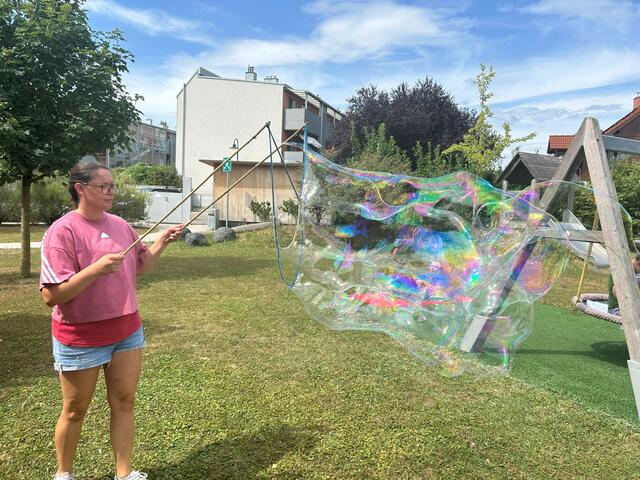 Pflegeassistentin Christine Kratzer, die den Workshop geleitet hat. | Foto: PFZ Perchtoldsdorf