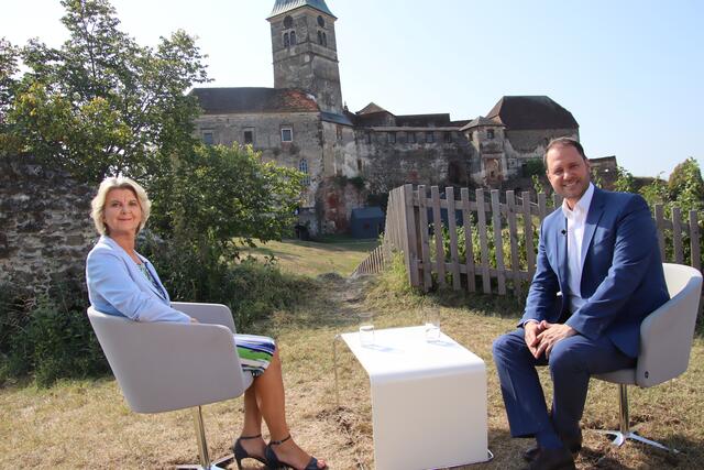 Beim ORF-Sommergespräch mit Redakteurin Patricia Spieß bekräftigte ÖVP-Landesobmann Christian Sagartz sein Nein zu einer Bundesregierung zwischen der ÖVP und der FPÖ unter Herbert Kickl.