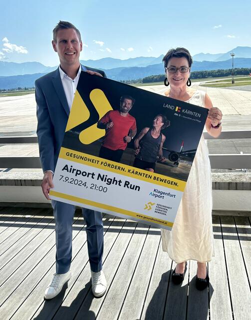 Zum ersten Mal überhaupt findet am 7. September auf der Landebahn des Flughafens Klagenfurt ein Nightrun statt.  | Foto: KlagenfurtAirport