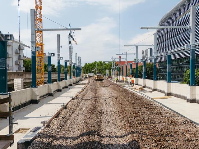 Die Bauarbeiten bei der ÖBB sind im Zeitplan. | Foto: Leonte 