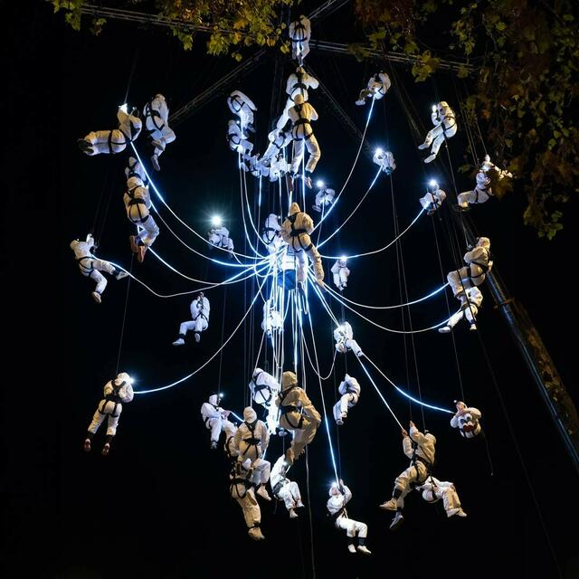 Ein Beispiel für eine Inszenierung von "La Fura dels Baus" | Foto: Francisco J. Serrano