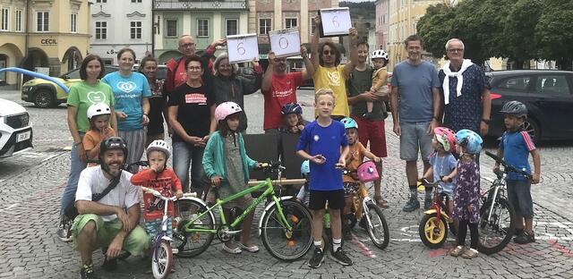 Bei der Kinder-Radcharity der Kinderfreunde wurden in Summe 553 Euro Spenden erradelt. | Foto: Kinderfreunde