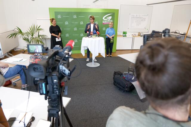 Die Wiener Grünen stellten einen Sechs-Punkte-Maßnahmenplan für Wiener Schulen vor. | Foto: Maximilian Spitzauer/MeinBezirk