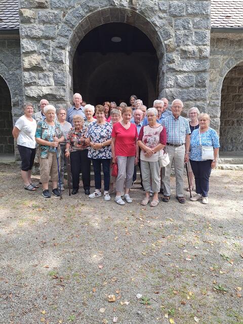 ...vor der Fatima Kapelle...