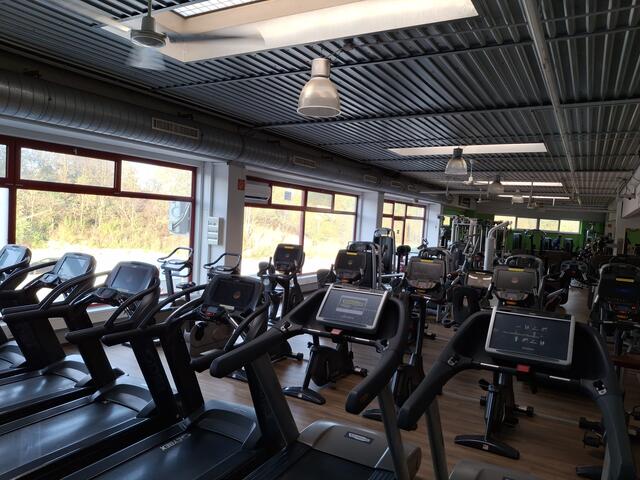 Der Fitnessraum in Greinsfurth. (Kleiner Teil davon) 