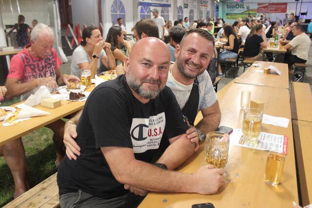 Goran Milic und Dennis Parbulluschi hatten viel Spaß. | Foto: Huber