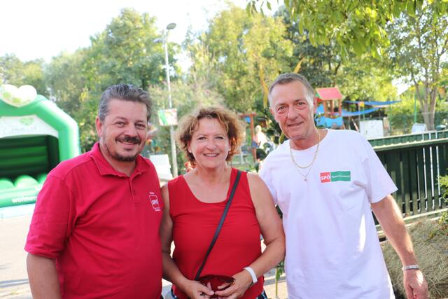 Ursula Lackner mit Udo Hebesberger (li) und Siegfried Gangl | Foto: Edith Ertl