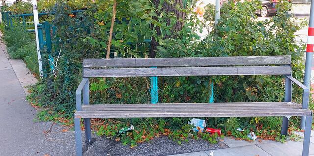 An der Ecke Simonygasse - leider auch schob paar Getränkedose am Boden, obwohl Pkastiktonnen um die Ecke stehen. | Foto: Zuzana Kobesova 2024