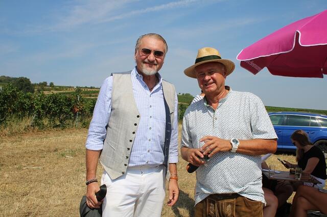 Werner Dehringer mit Alt-Bürgermeister Hans Stefan Hintner