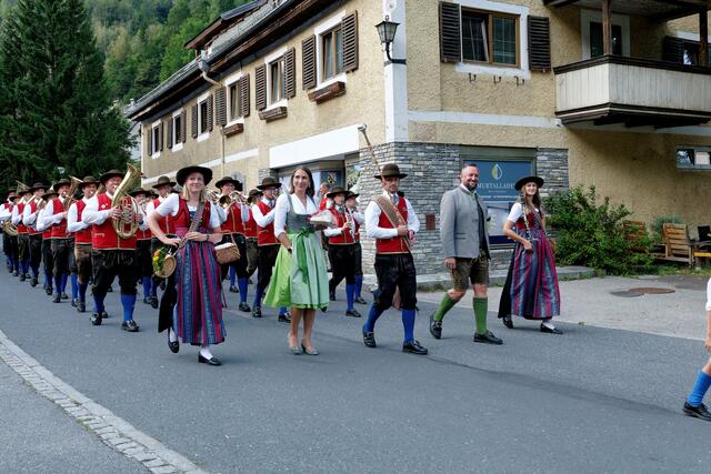 Trachtenmusikkapelle Unternberg. | Foto: Peter Bolha