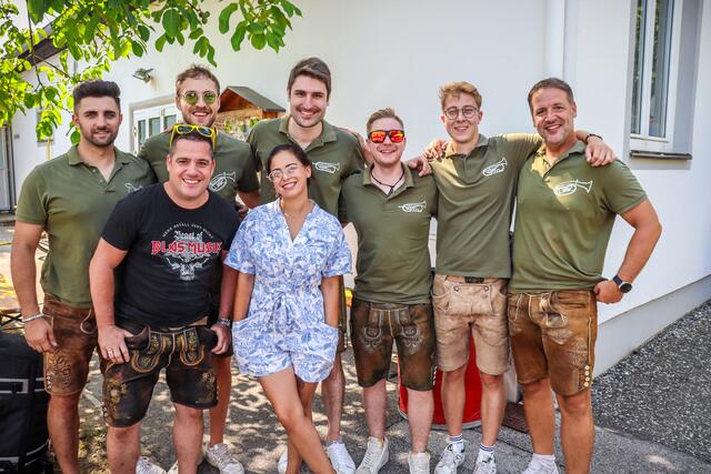 Ich hatte die Ehre, ein Foto mit diesen wunderbaren und talentierten Musikern von 'Blechsound' zu machen!  | Foto: Alejandra Ortiz