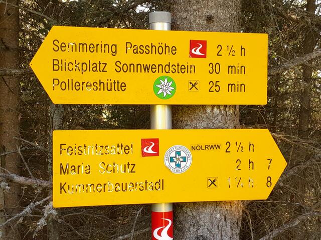 Weit ist es nimmer, aber vorher ...