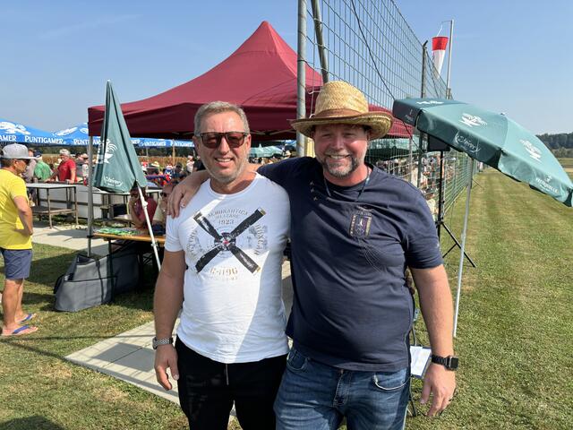 Obmann Robert Trollnögg (l.) und Schriftführer Alois Nunner.  | Foto: Löschnig