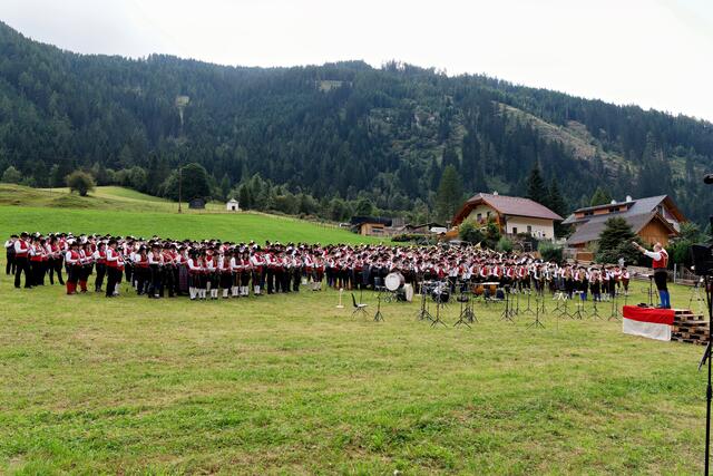 Alle Musikkapellen aus den Lungau. | Foto: Peter Bolha