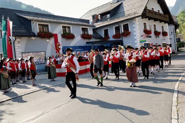 Trachtenmusikkapelle Lessach. | Foto: Peter Bolha