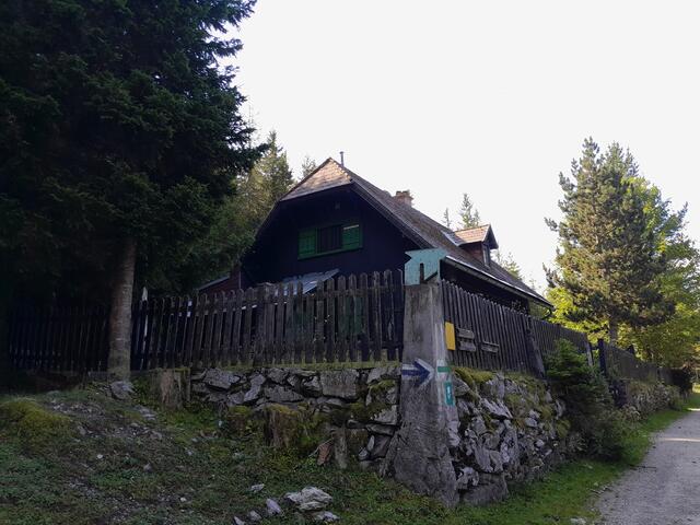 Am letzten Stück zur Pollereshütte gibts verschiedene Hütten