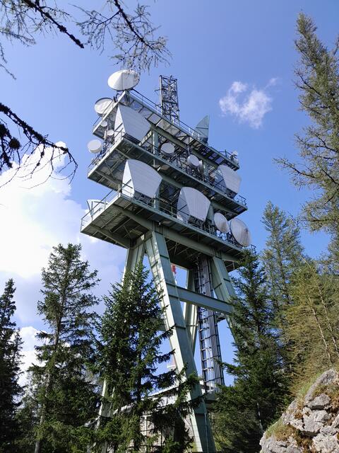 Der Rundfunksender - weithin sichtbar