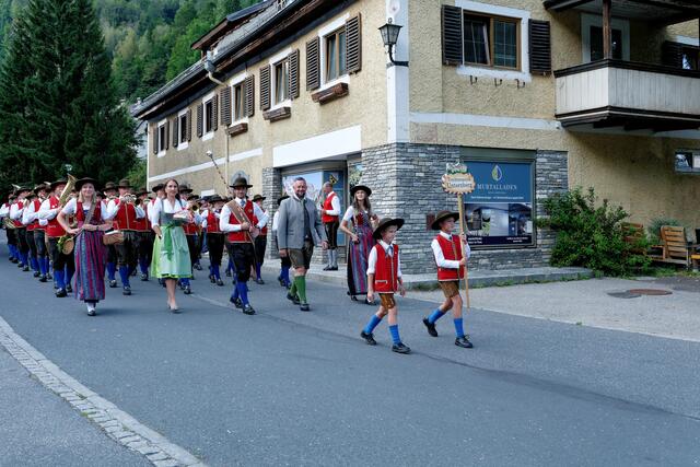 Trachtenmusikkapelle Unternberg. | Foto: Peter Bolha