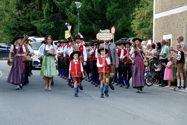 Trachtenmusikkapelle Unternberg. | Foto: Peter Bolha