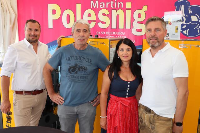 Thomas Gaug und Josef Jaritsch mit Michaela und Martin Polesnig | Foto: Christopher Polesnig