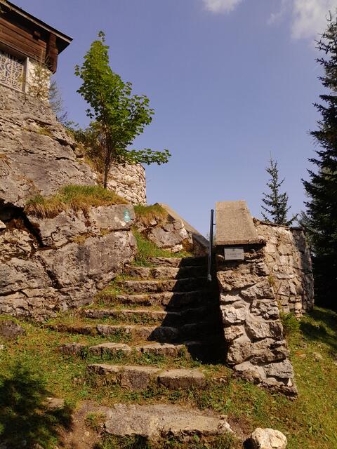 Der Aufgang zur Josefskapelle