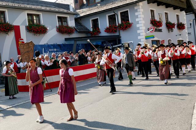Trachtenmusikkapelle Lessach. | Foto: Peter Bolha