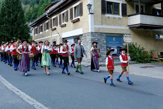 Trachtenmusikkapelle Unternberg. | Foto: Peter Bolha