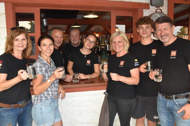 Auch das Lucky Team genoss den finalen Eventtag der Saison. | Foto: Michael Strini
